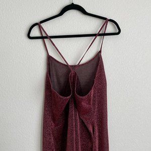 slip glitter plus dress shein